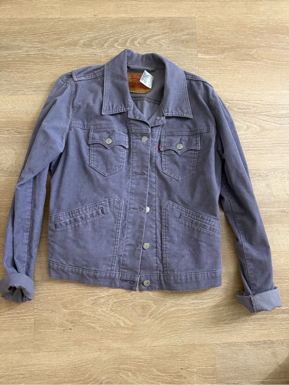 Levi's Women's Corduroy Trucker Jacket in Lavender